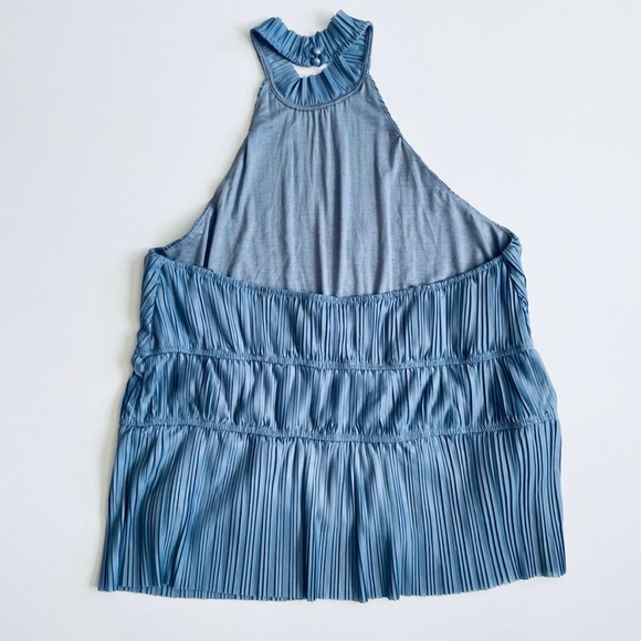 Anthropologie Pleated Halter Top Size L - Picture 6 of 7